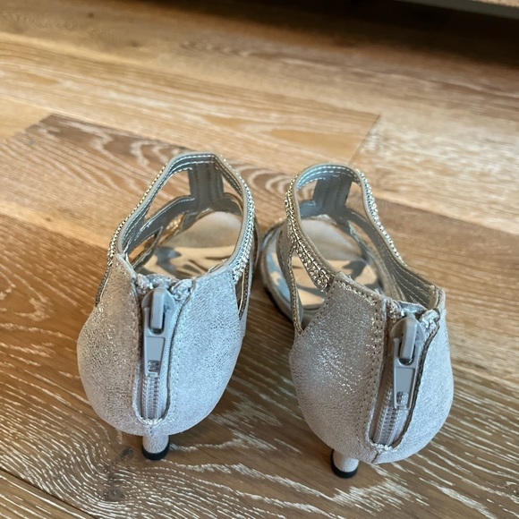 Easy Street Womens Flattery Rhinestone Evening Pumps - Silver - Size 8 - Picture 7 of 8